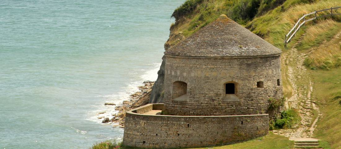 Pass Vauban Tower near Port-en-Bessin in France |  <i>G. Wait</i>
