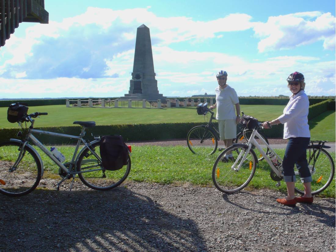 Cycle to Pozieres to learn more about the war history of the Western Front