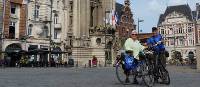 Cyclists in Bethune in the Flanders region of France | Richard Tulloch