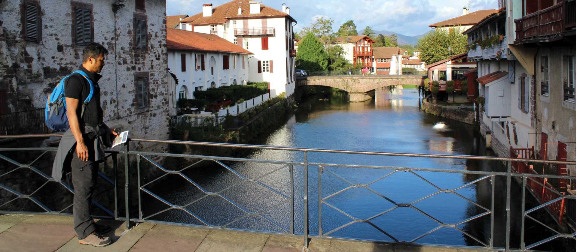 Crossing over the River Nive in St Jean Pied de Port | Scott Kirchner