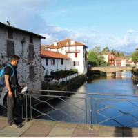 Crossing over the River Nive in St Jean Pied de Port | Scott Kirchner