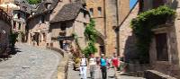 Wandering through the village of Conques