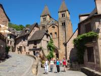 Wandering through the village of Conques