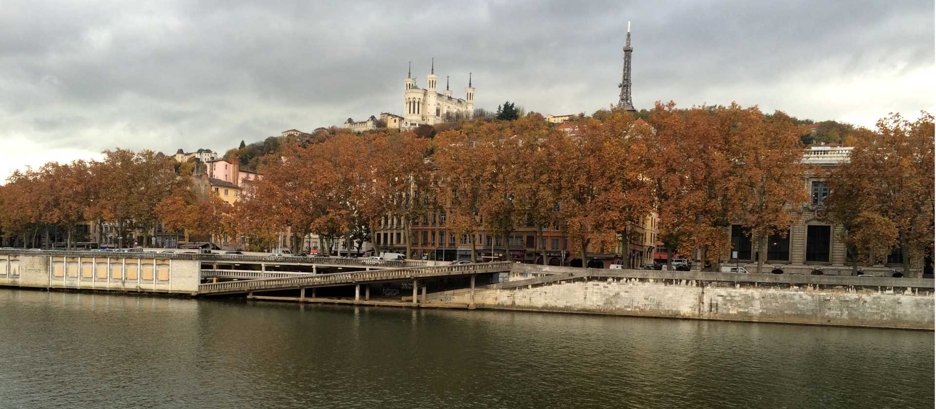 The Rhone River and Lyon old centre | Kate Baker