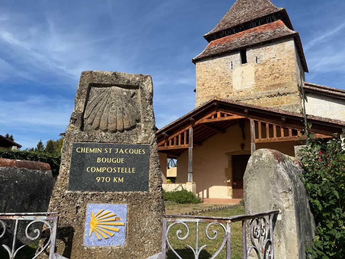The path is dotted with markers, many of them centuries old. Those walking all the way to Santiago de Compostela are under halfway at this point |  Jennifer Andrewes