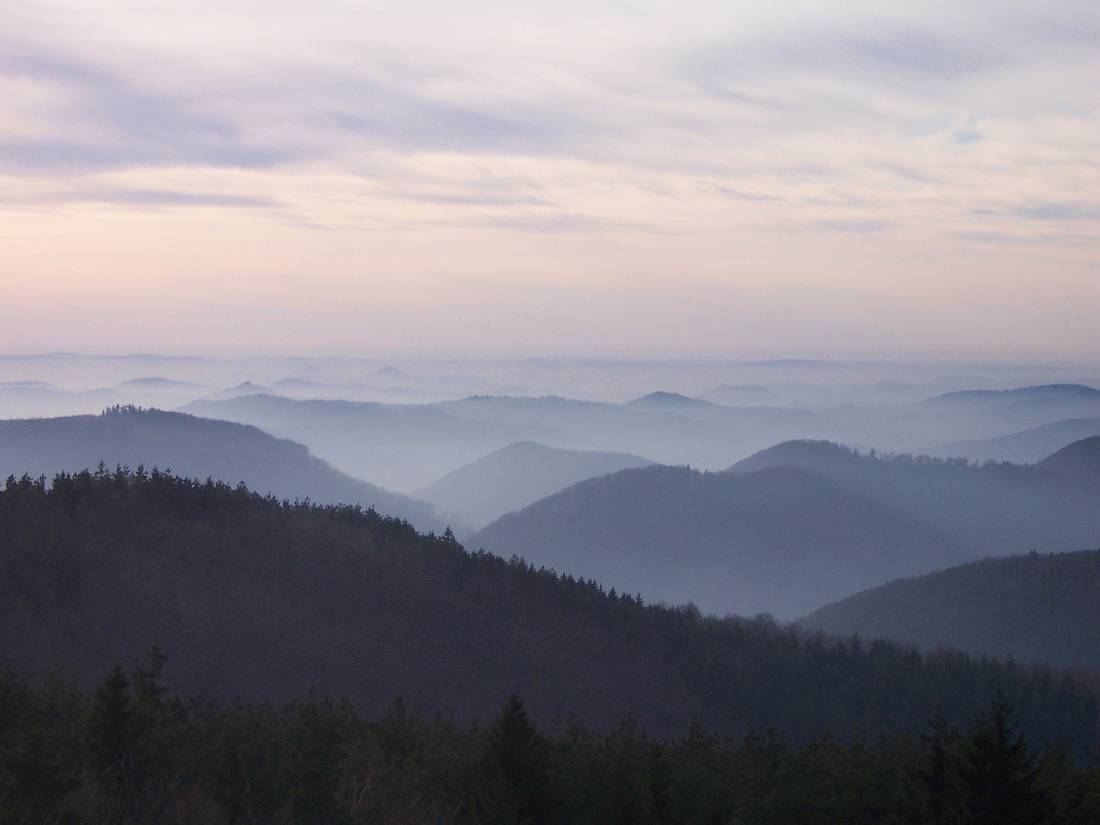 Vosges Mountains in Alsace, France