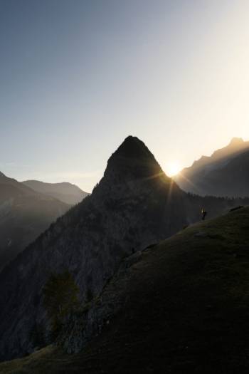 A lone hiker on the Tour du Mont Blanc |  <i>Taskin Bora Koç</i>