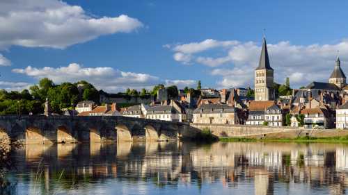 The beautiful town of Nevers