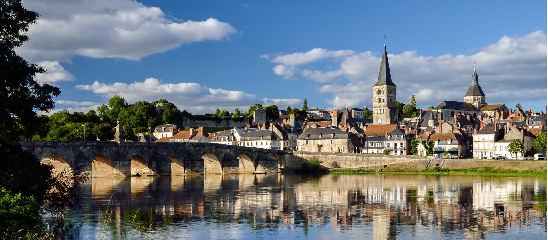The beautiful town of Nevers