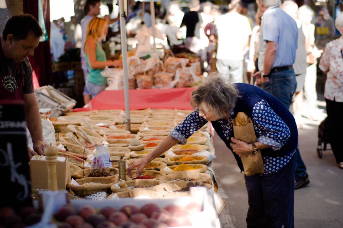 Market place in Provence