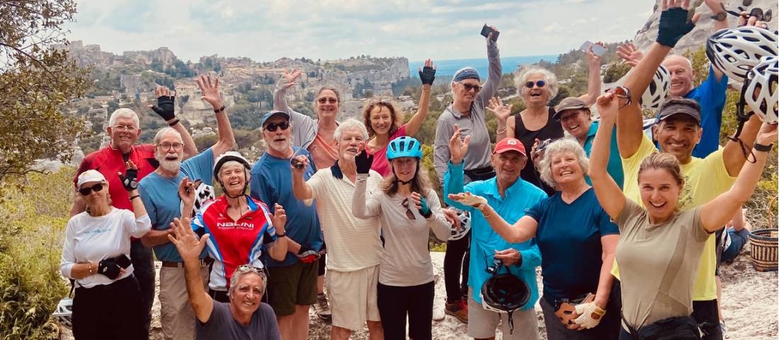 Happy travellers on the Provence by Bike & Barge |  <i>Scott Wilson</i>