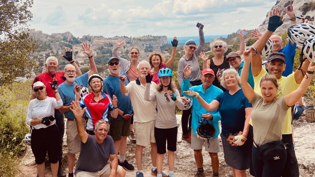 Happy travellers on the Provence by Bike & Barge |  Scott Wilson