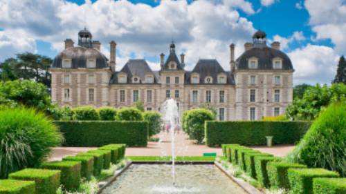 The magnificent Cheverny Chateau in the Loire Valley, France