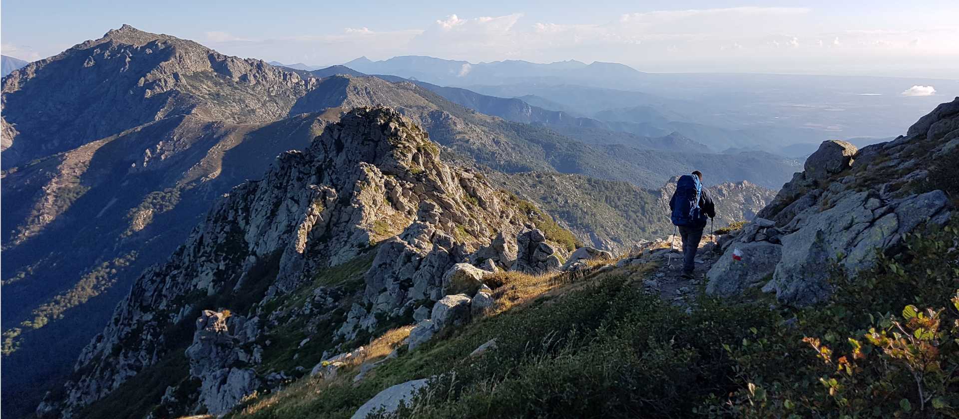 Hiking the mountain trails of Corsica