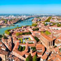 View of Toulouse in France