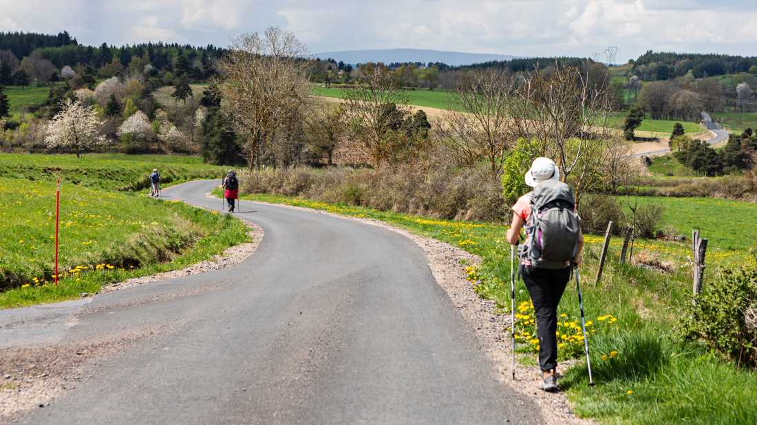 Walking the Le Puy Camino trail in France