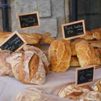 French bread at a bakery