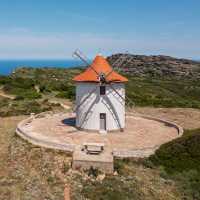 The Moulin Mattei windmill on Corsica