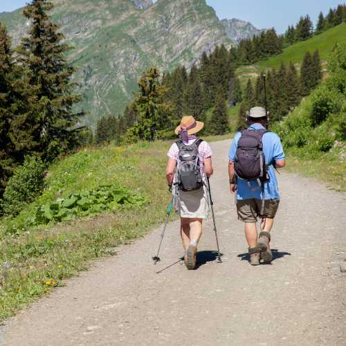 Exploring alpine trails in France