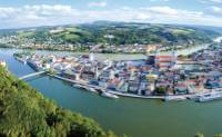 Passau in the southeast of Germany is located at the Austrian border at the confluence of the Danube, Inn and Ilz rivers.
