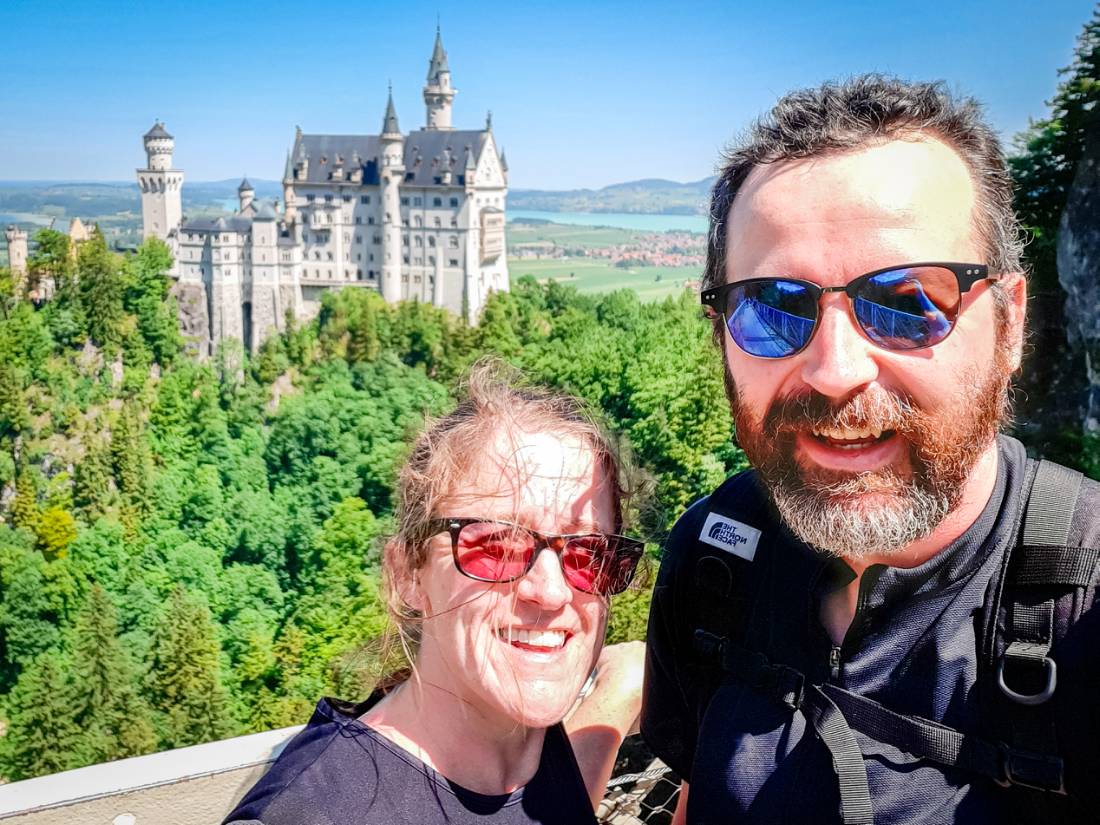 Sam and Meg in front of Neuschwanstein Castle |  <i>Sam Smith</i>