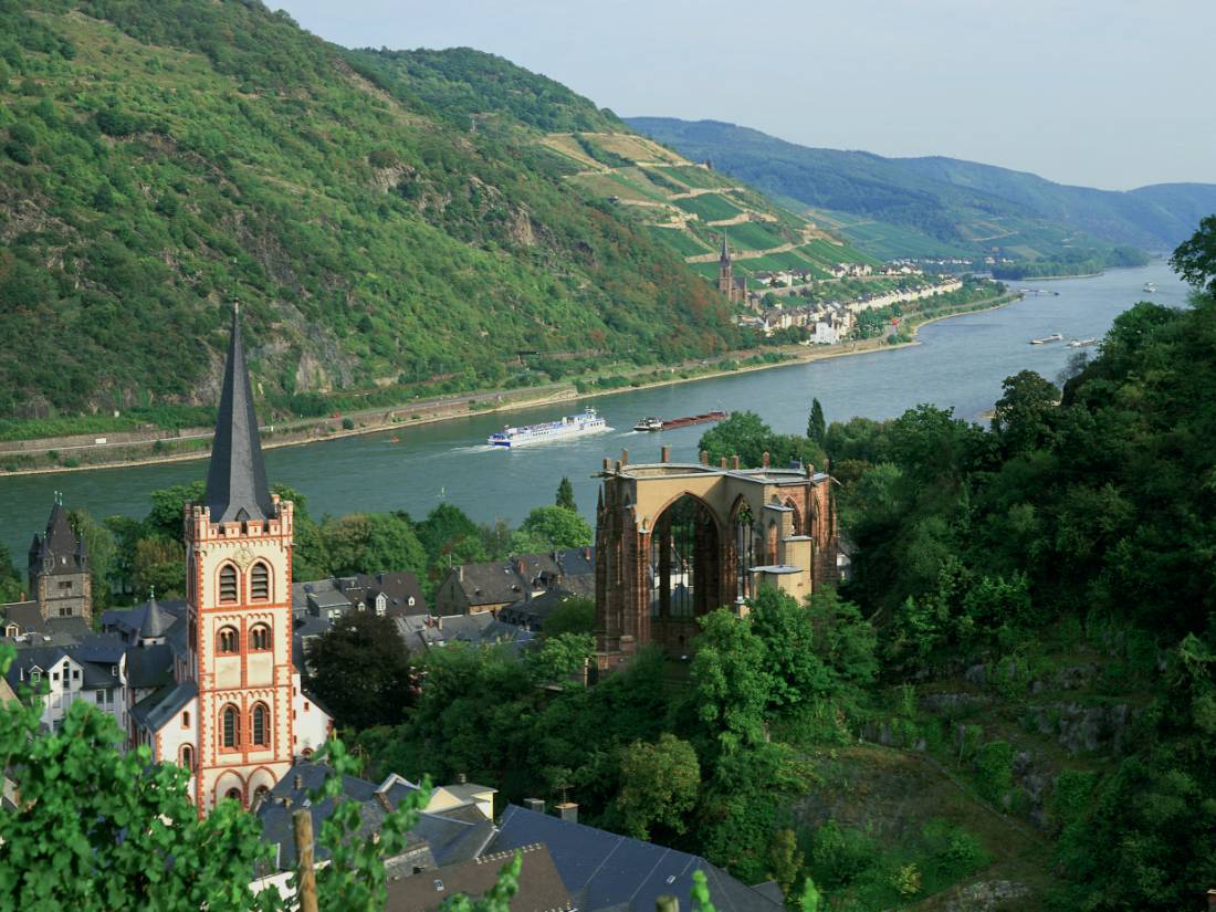 View of the Middle Rhine Valley