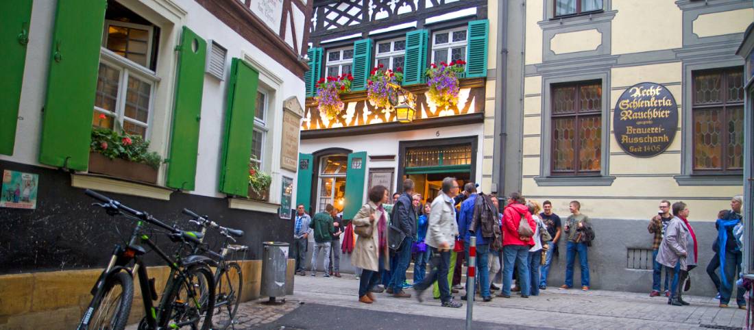 Taking a break to sample the goods on the Bavarian Beer Trail |  <i>Andrew Bain</i>