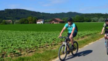 Cycling near Lake Constance
