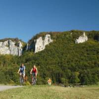 Cycling in the Danube Valley in Germany