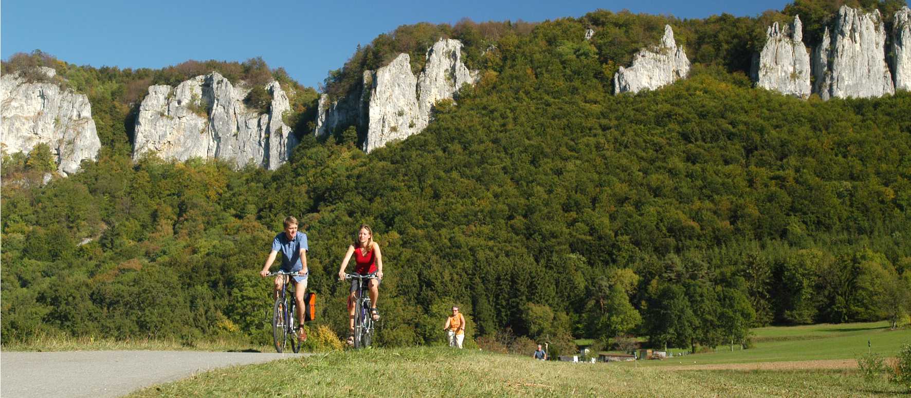 Cycling in the Danube Valley in Germany