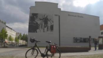 GOPR5864,Brad Atwal At Bernauer Strasse you will encounter memorials, old sections of the original wall and iconic pictures