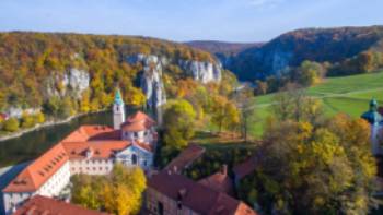 Weltenburg monastery, near Kelheim, along the German Danube