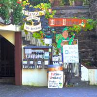 Local wine shop along the Moselle