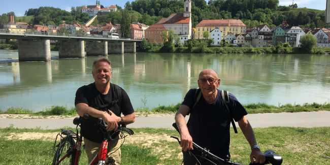 The picturesque city of Passau, on the border of Germany & Austria