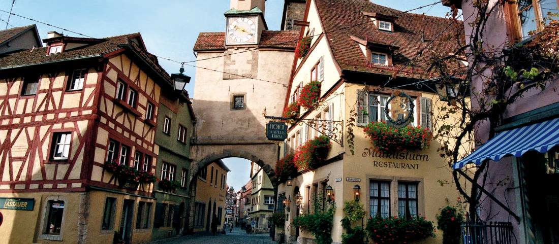 The interesting town of Rothenburg in Bavaria