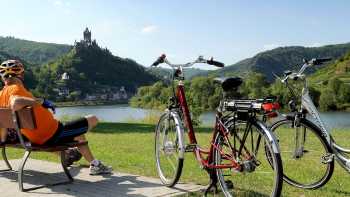 Relaxing on the Moselle Bike Path