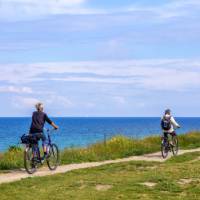 Bike riding along the Baltic Coast in Germany