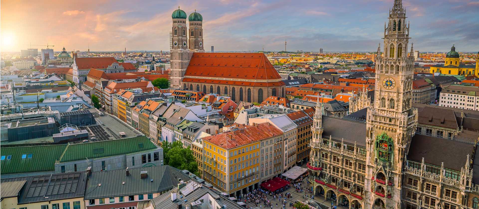 View over Munich in Germany
