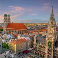 View over Munich in Germany
