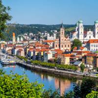 The German city of Passau on the Danube River