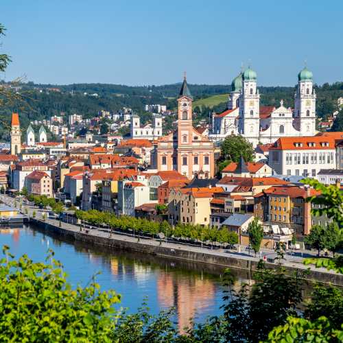 The German city of Passau on the Danube River
