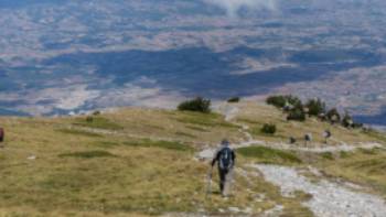 Hiking on Mt Olympus