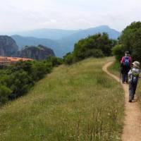 Approaching Varlaam monastery in Meteora | Hetty Schuppert