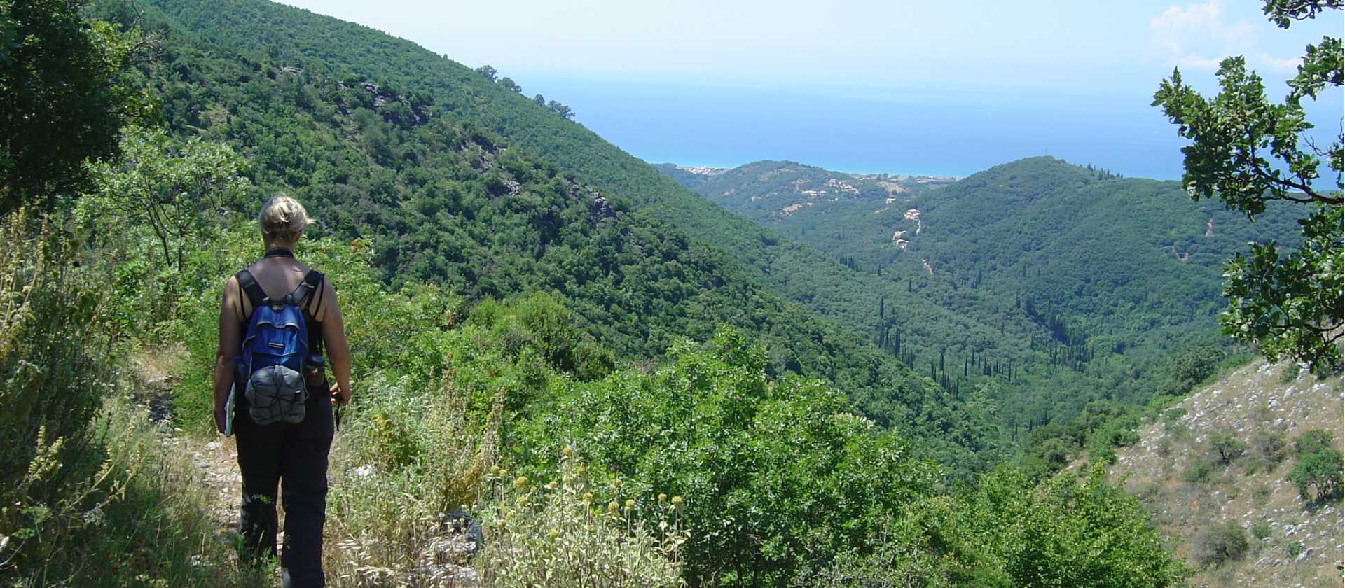 Walking the Corfu Trail