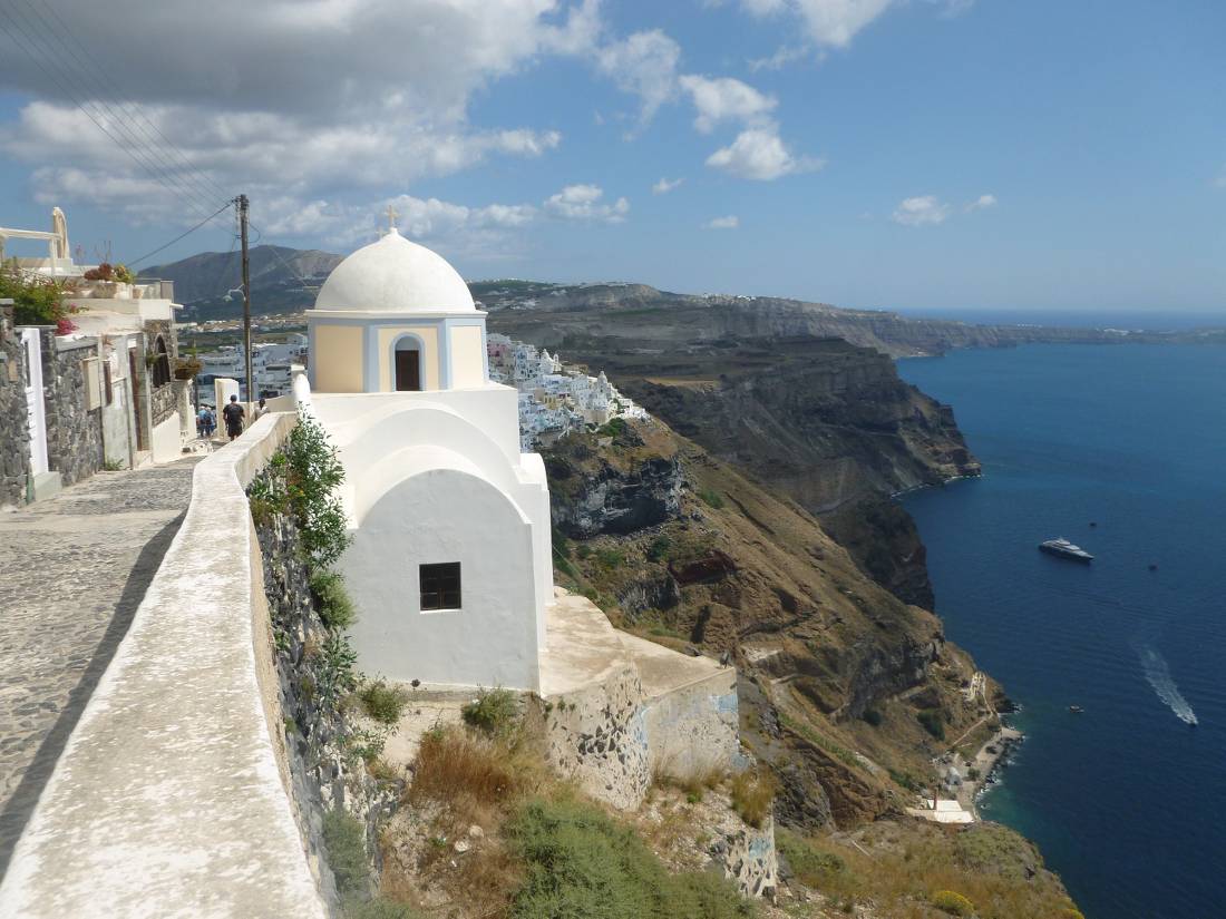 The postcard perfect village of Fira in Santorini |  <i>Hetty Schuppert</i>