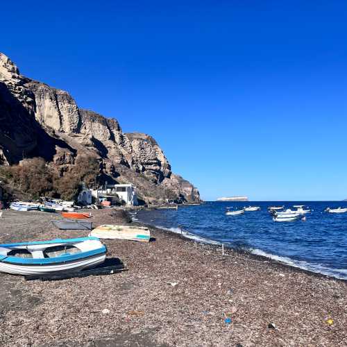 Beach of the Diving Center of Akrotiri, Santorini