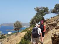 Walking from Batsi to Gavrio on the Andros Trail
