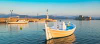 The seaport town of Nafplio in the Peloponnese