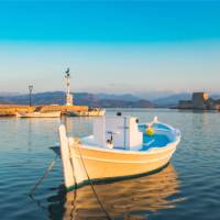 The seaport town of Nafplio in the Peloponnese