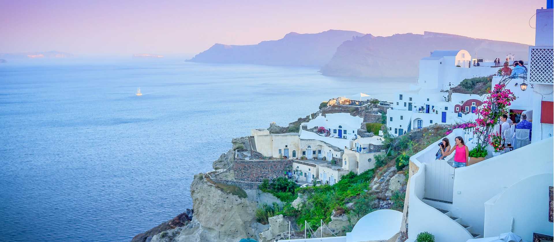 Romantic and charming, Santorini's Oia is a quiet village famed for it's spectacular sunsets